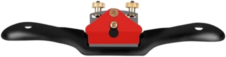 Ebonee ATPCOOK 10" Adjustable Spokeshave Plane with Flat Base, Metal Blade Wood Spoke Shave for Woodcraft, Woodworking Hand Tool - Image 1